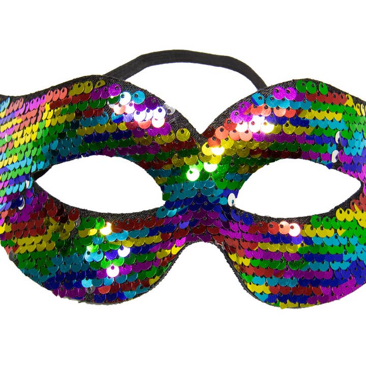 Eyemask Reversible Sequins Multi Colors for wholesale by Folat BV