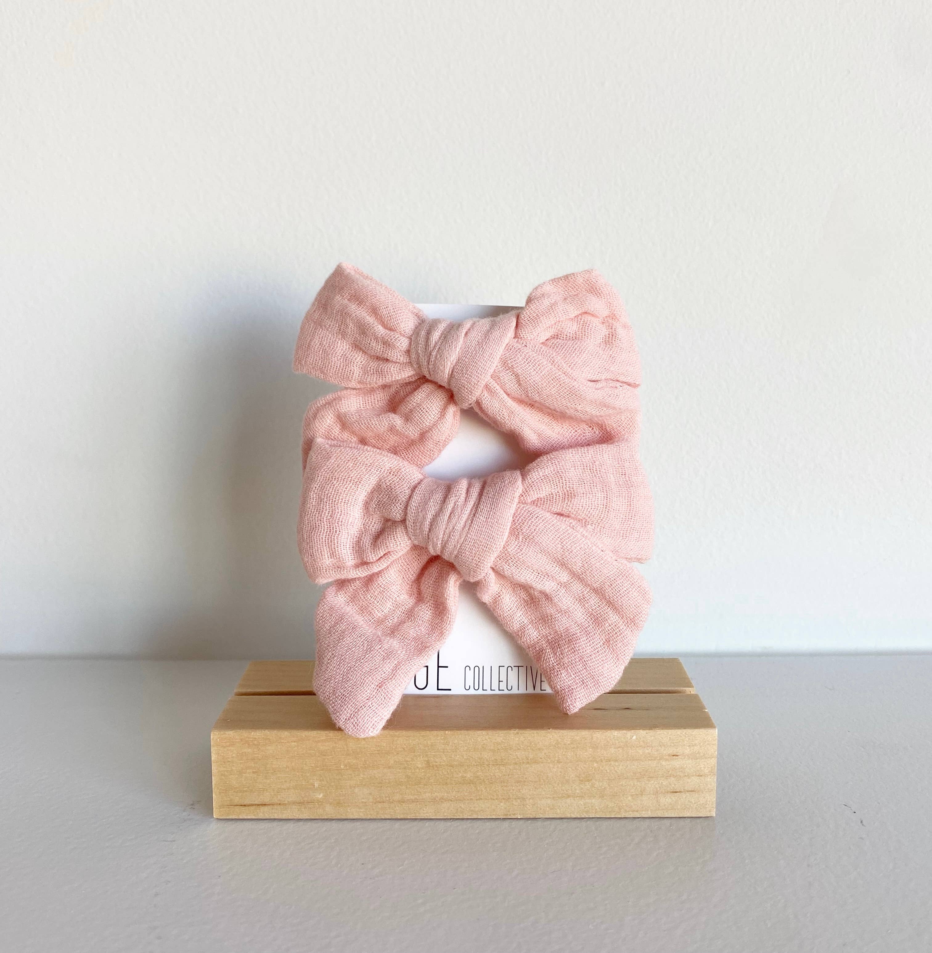 Saige Collective - Wholesale Hair Bow - Kids - Muslin Cotton Bows - assorted5