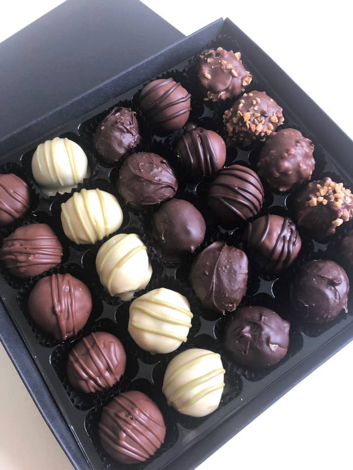 Luxury Vegan Chocolate Truffles for wholesale by Anthony James Chocolate