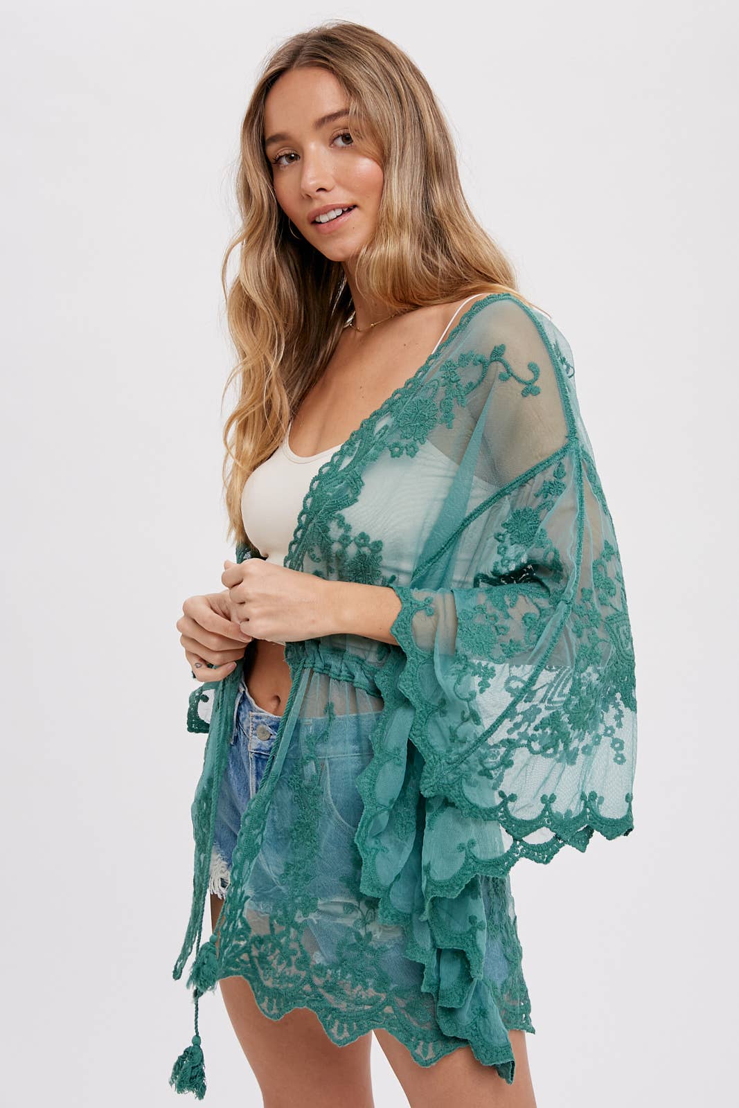 Bluivy - Wholesale Kimono - Women's - BOHO LACE KIMONO2
