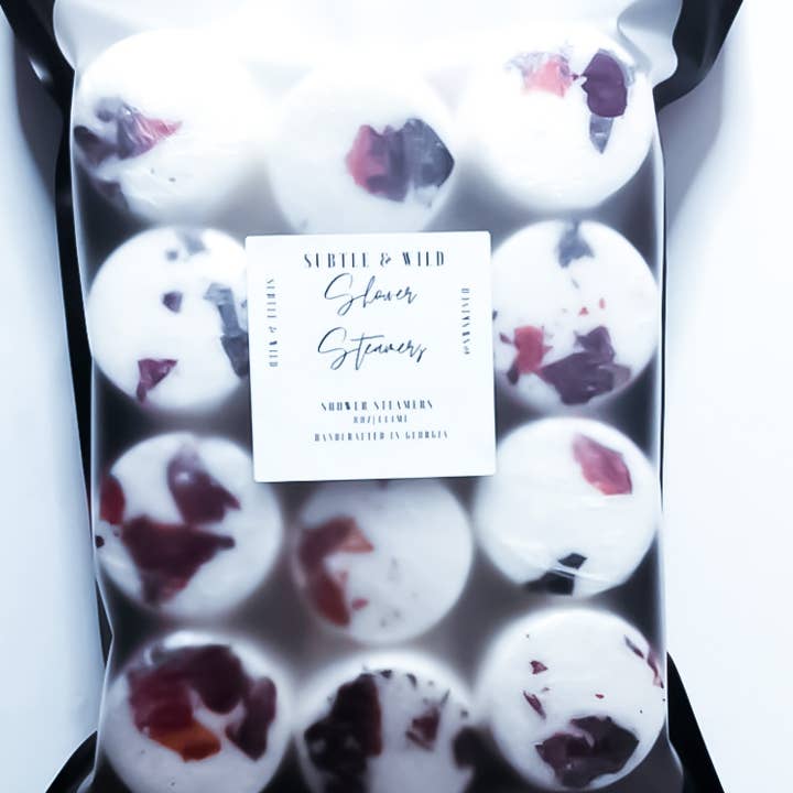 Subtle & Wild - Vente Bombe de douche/galet bien-être pour la douche - 24 appareils de douche|Appareil à vapeur de douche|Bombe de bain||Douche|Bombes de bain|Bombes de douche