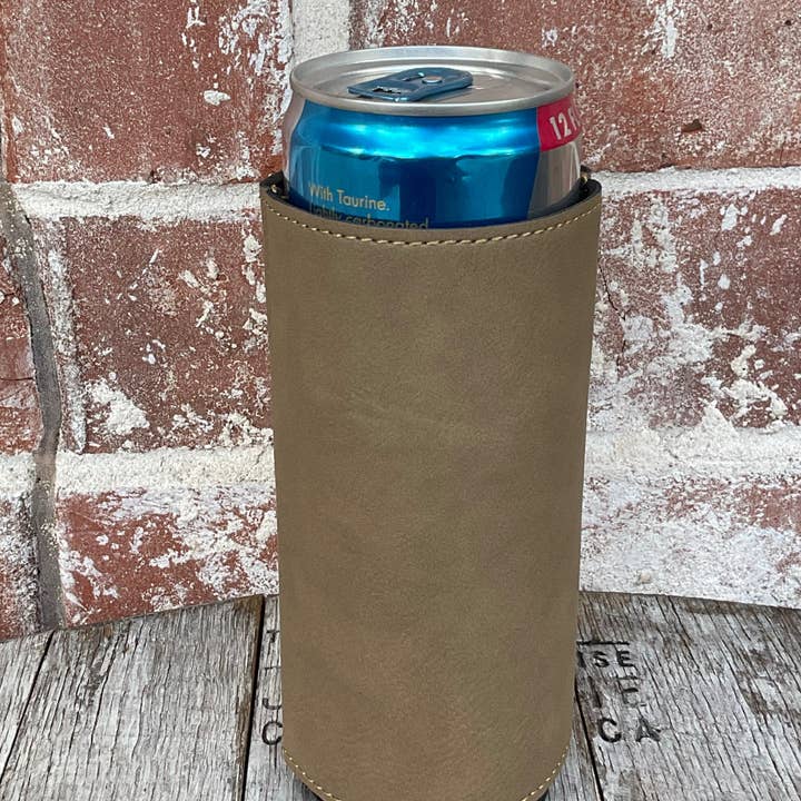 KW Custom Creations - Wholesale Drink Huggers & Koozies - Leatherette Slim Koozie2