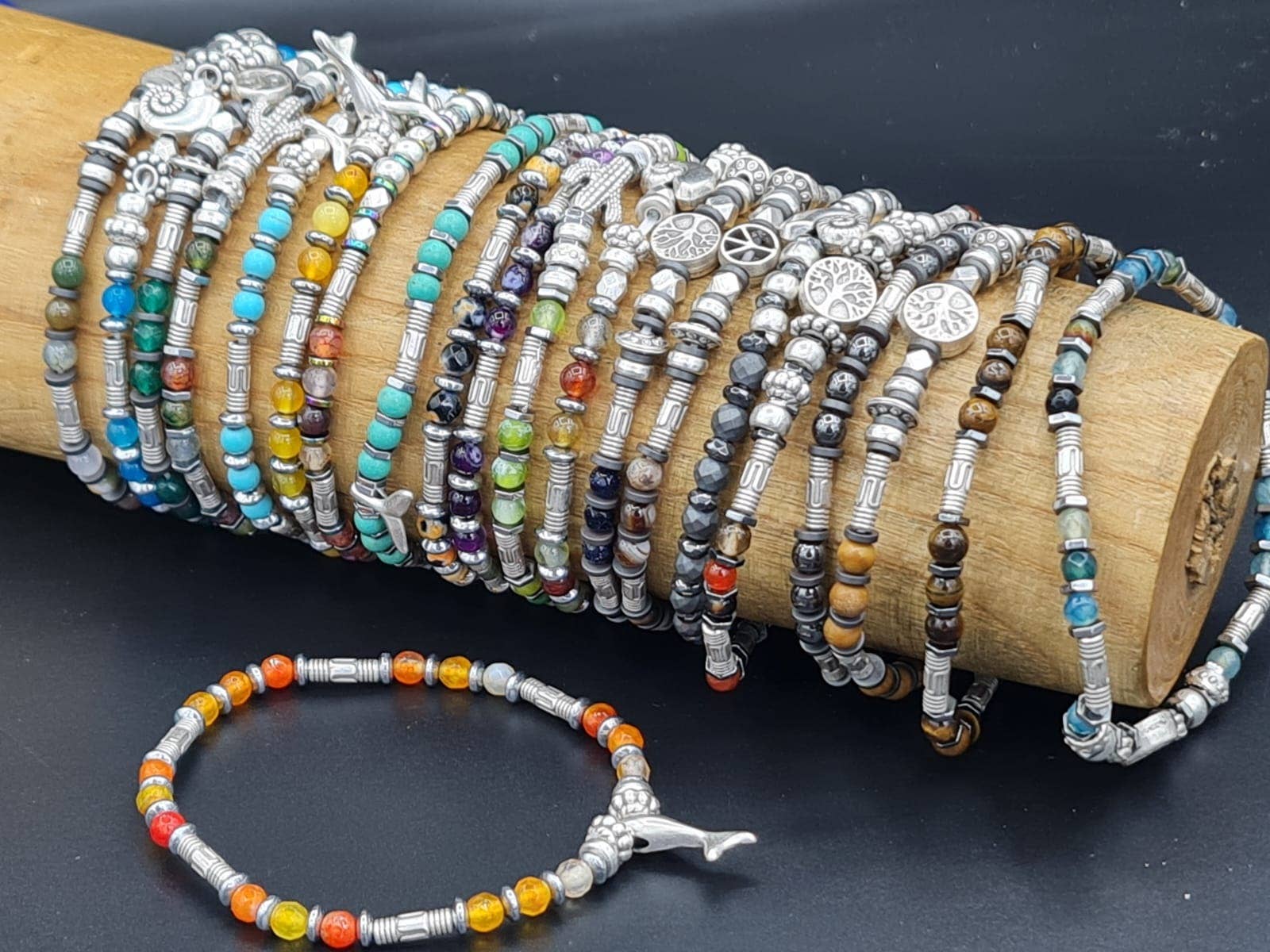 Mendoza – Pulseira de missangas por atacado – Pulseiras de pedras preciosas, pulseiras boho, pulseiras de pedras mistas9