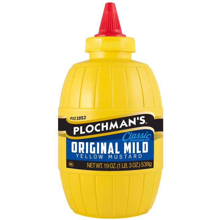 Mild Yellow Mustard (19 oz) for wholesale by Plochman's