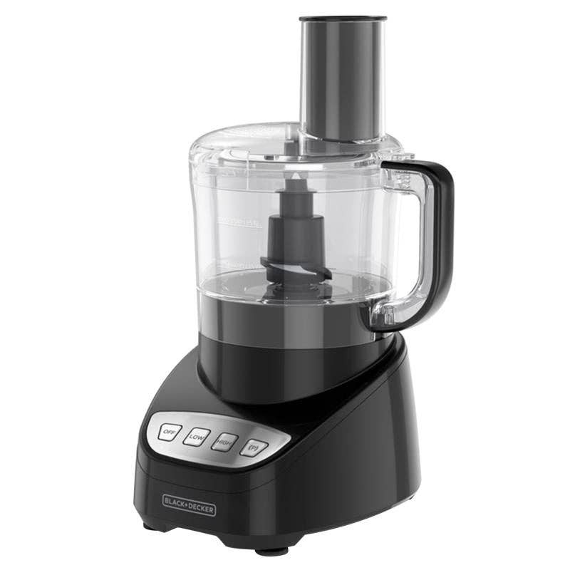 Everyday Supply Co - Wholesale Kitchen Appliance - BLACK+DECKER 8-Cup Black Food Processor 450W0