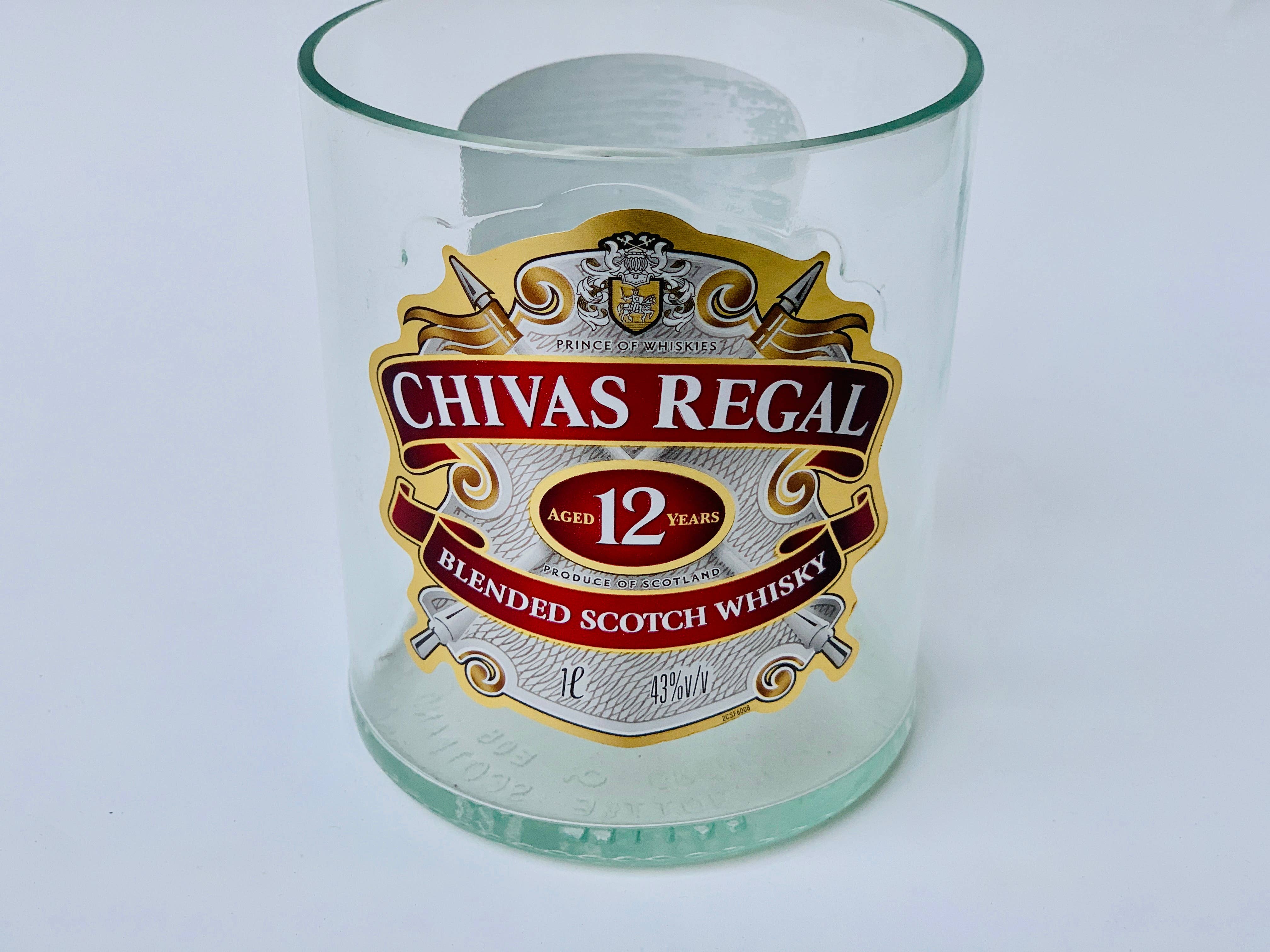 WAS A BOTTLE - Venta al por mayor Vaso/copa - Botella de cristal Chivas Regal de 12 años2