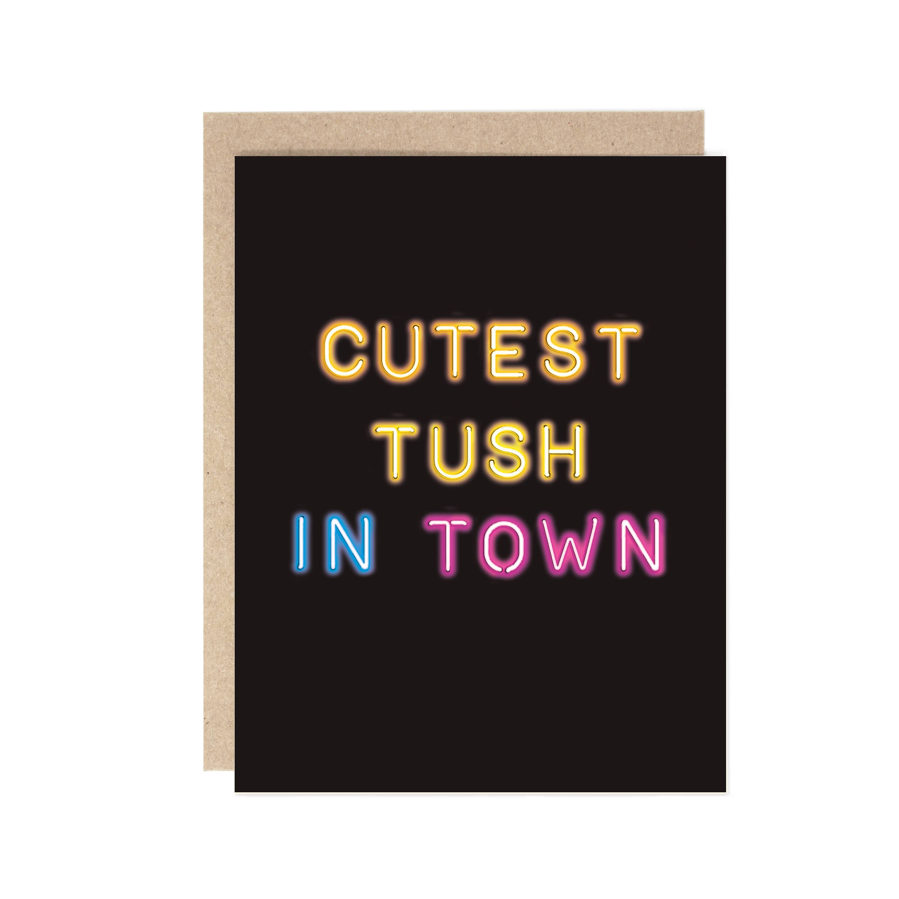 Drawn Goods - Wholesale Everyday Greeting Card - Cutest Tush In Town0