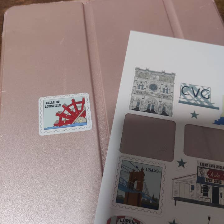 Smallcity Gifts - Wholesale Sticker - 10+ stickers on a sheet with any city landmarks16