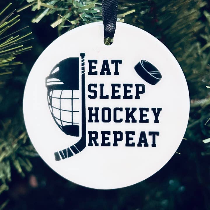 Hockey Ornament for wholesale by Jessica James Design