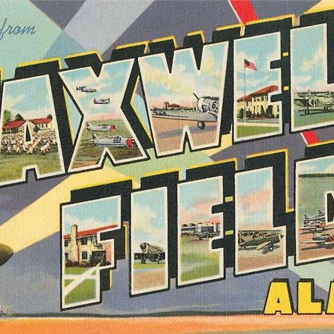 Found Image Press - Wholesale Art Print - Art Print AL-110 Greetings from Maxwell Field0