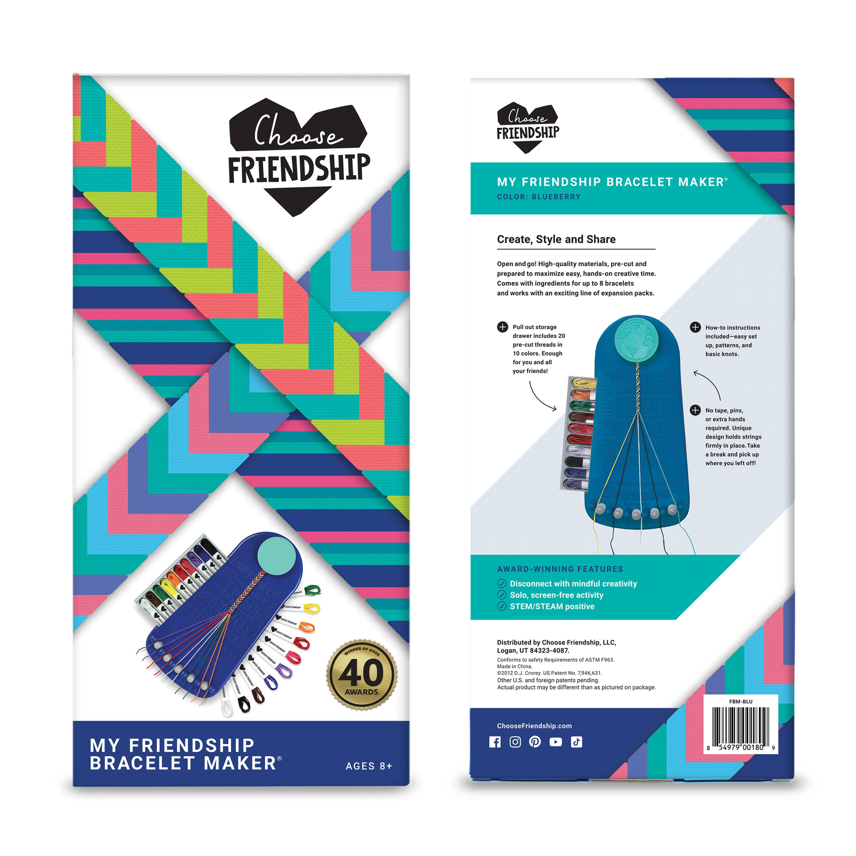 Choose Friendship - Wholesale DIY Jewelry - Kids - My Friendship Bracelet Maker DIY Craft Kit - Birthday Gift8