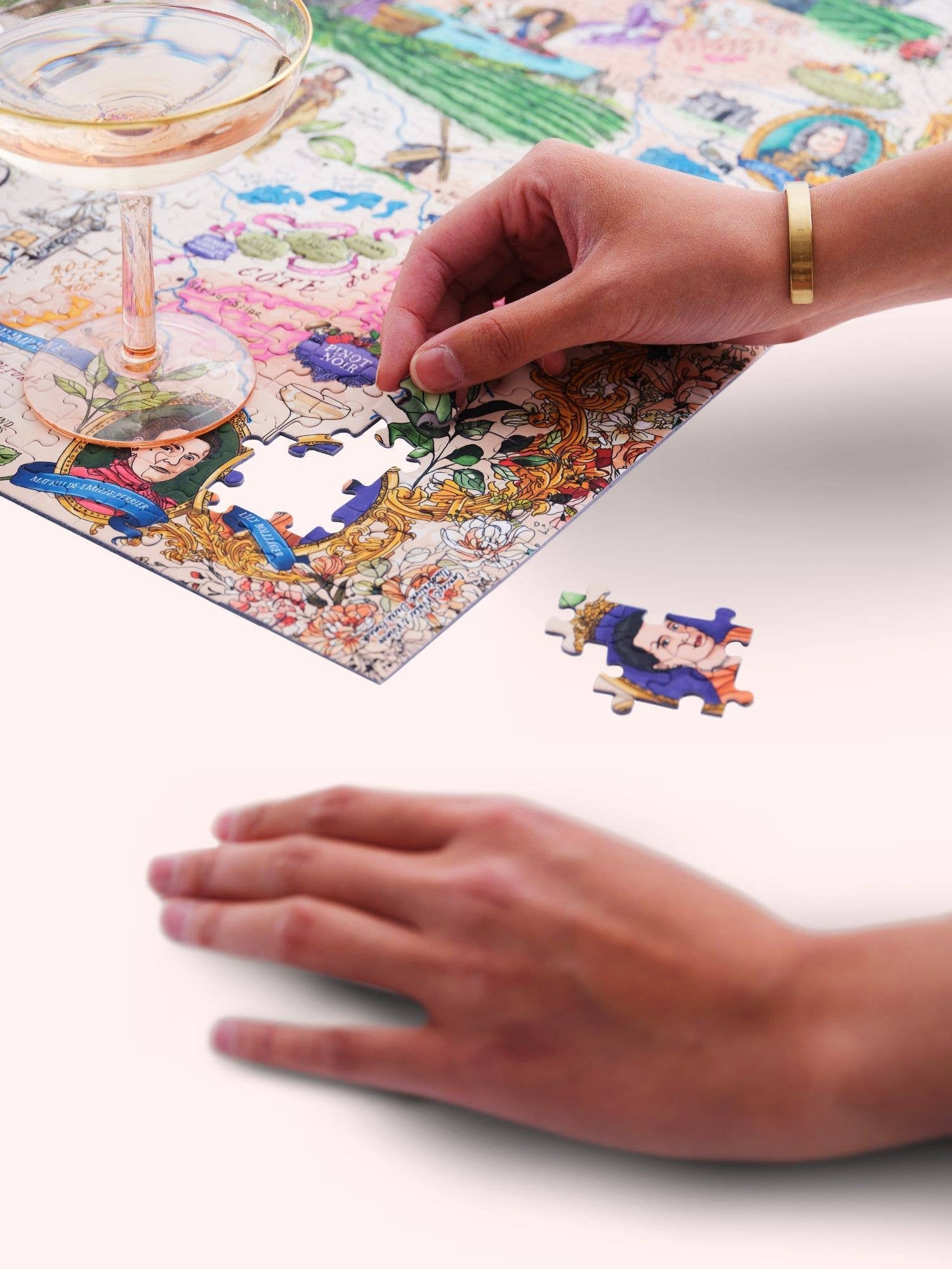 Water & Wines – wholesale Puzzle – Adult – Wine Puzzle - Champagne4