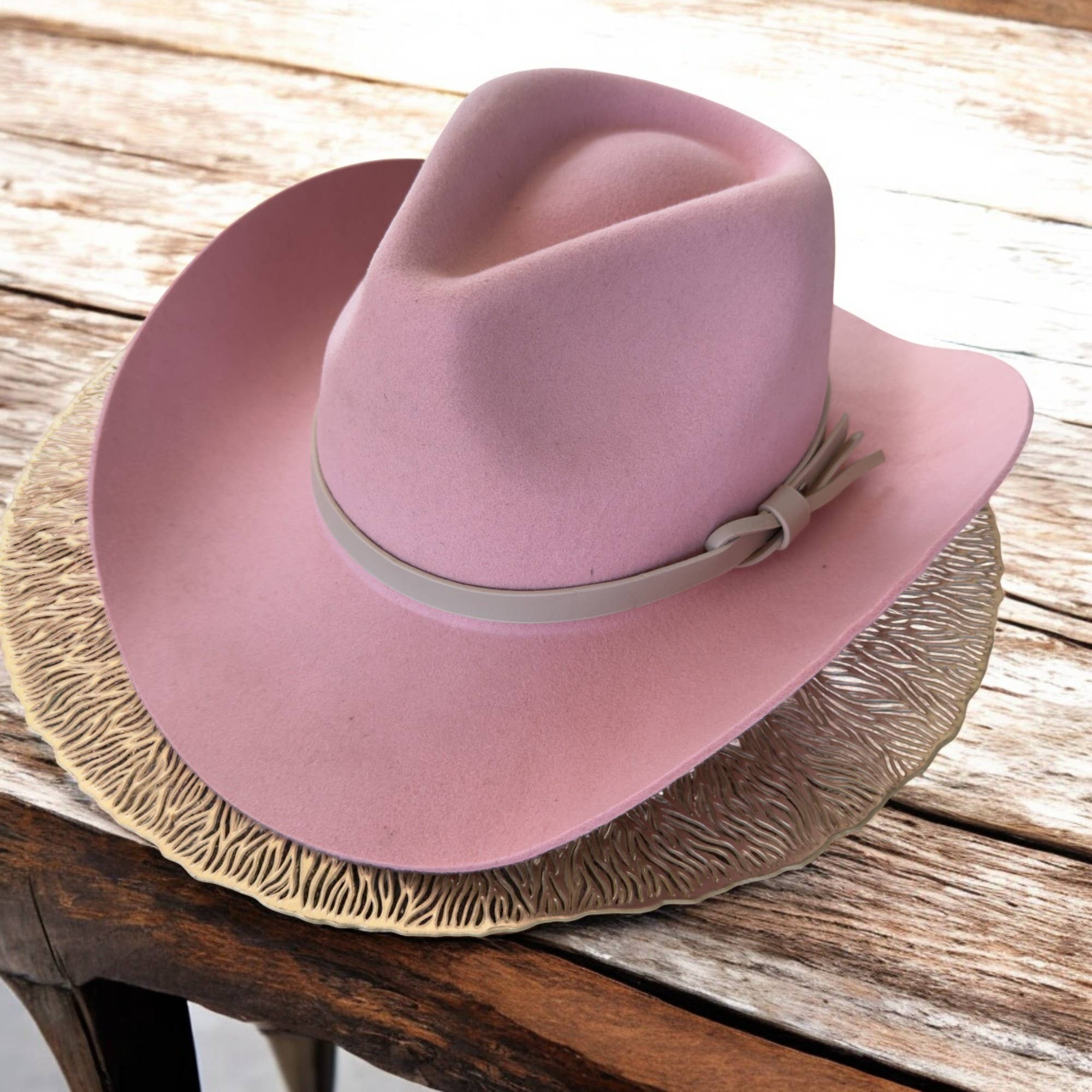 Bella Betty - Vente Chapeau de cowboy – femme - Chapeau de cowboy en laine australienne de qualité supérieure avec bande en cuir12