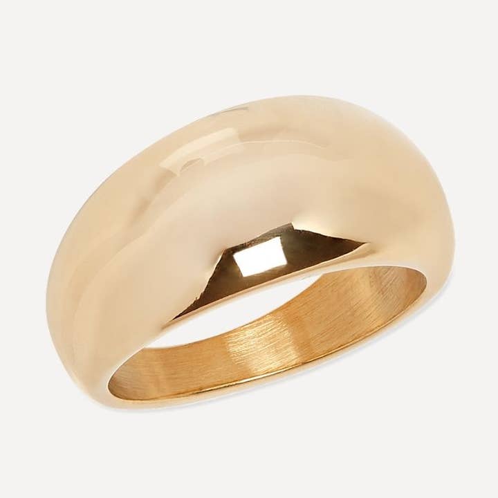 Crest Waterproof Gold Ring for wholesale by and danu