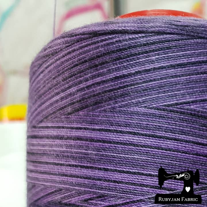 Twisted Threads - Purple Galaxy, 5000M spool, poly thread for wholesale by Rubyjam Fabric