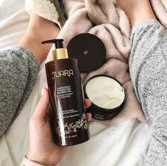 JUARA Skincare - Vendita all'ingrosso Bagnoschiuma/gel doccia - Gel doccia idratante Candlenut 12 Oz5