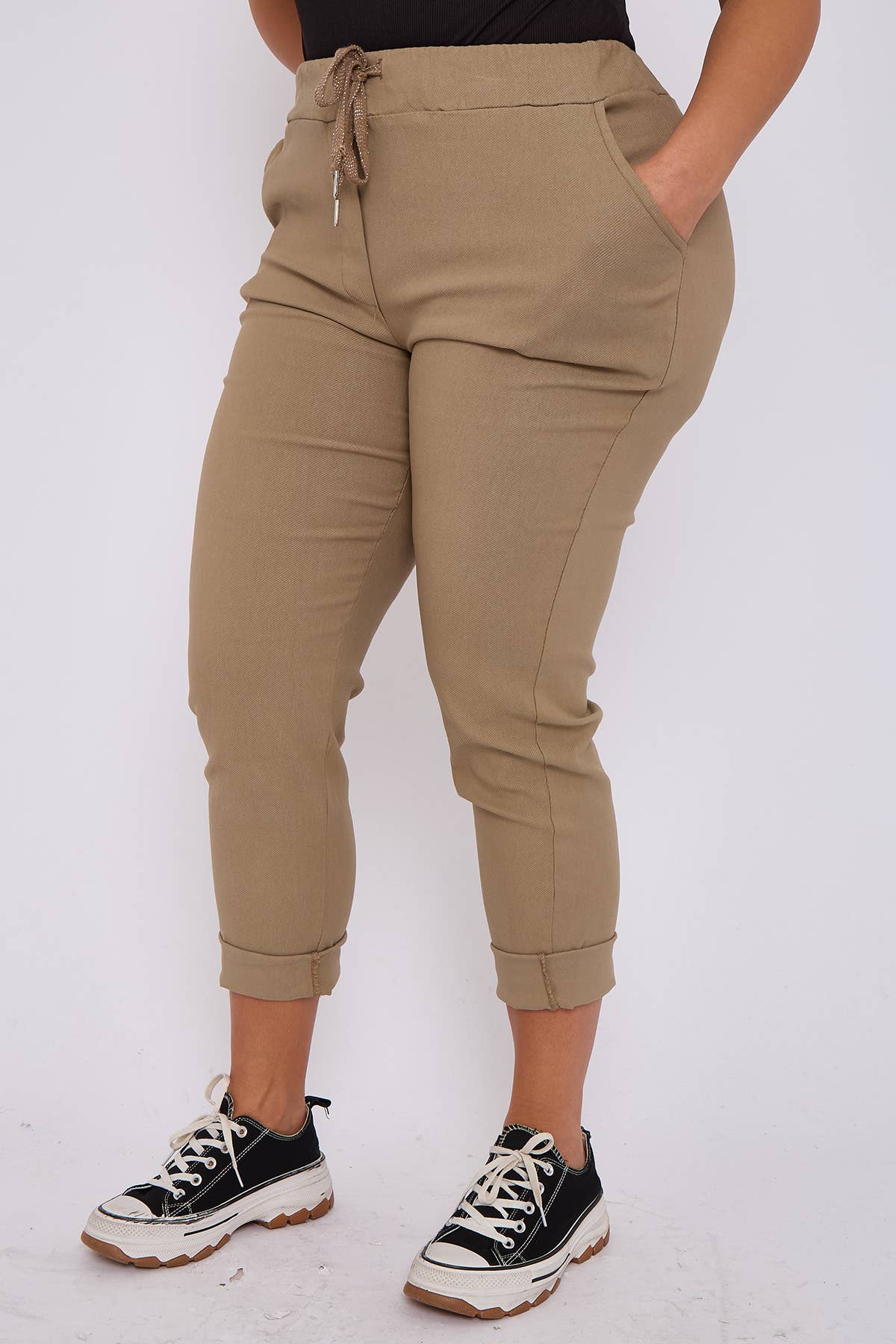 Superbia – Engroshandel Bukser - Dame – Premium bomuldsrige strækbare magiske bukser - Én størrelse UK 10-2015