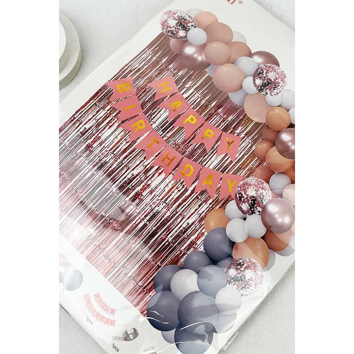 68-pcs Happy Birthday Decoration Balloon Set for wholesale by Love and Repeat