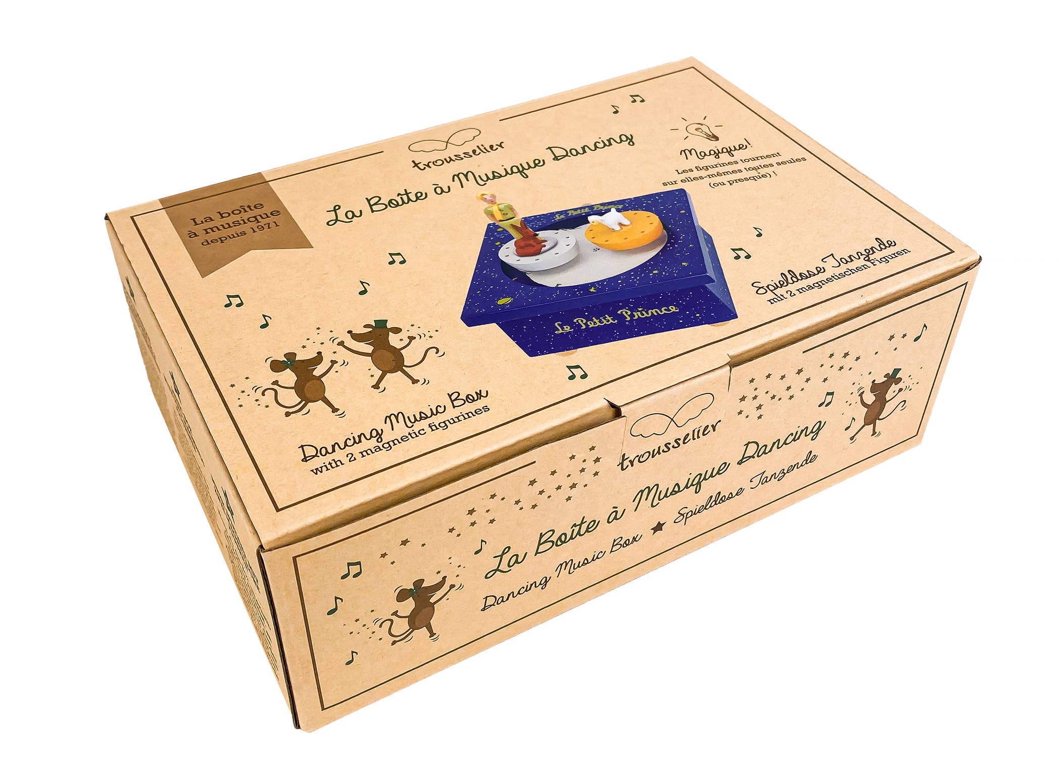 TROUSSELIER SAS - Vente Boîte à musique – enfant et bébé - Boite À Musique Dancing Le Petit Prince4
