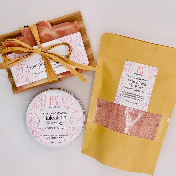 Kula Essentials - Wholesale Bar Soap - Maui Goat Milk Macadamia Soap - Haleakala Sunrise2