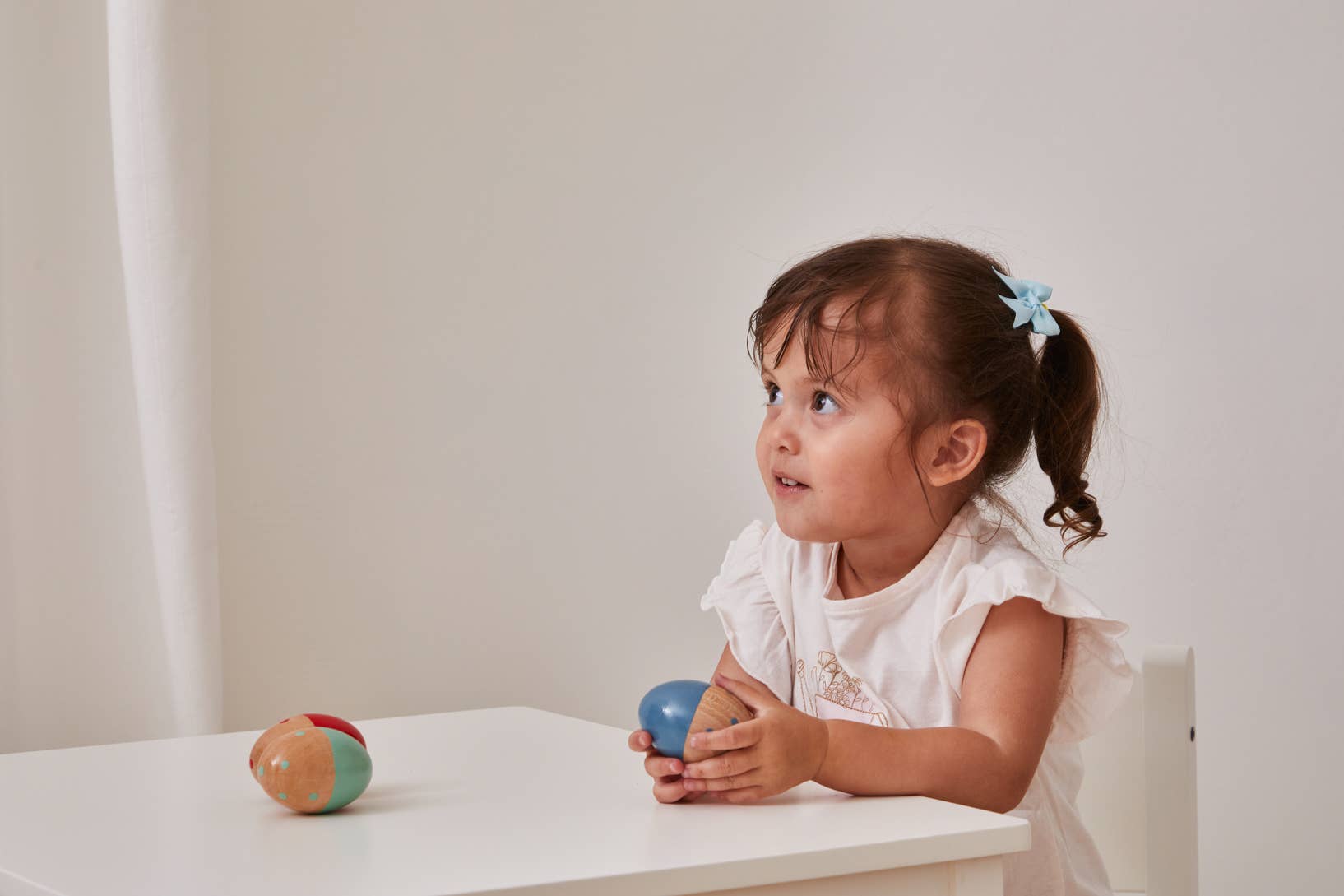 Barbo Toys - Wholesale Wood Toy - Kids - Barbo Wood - Wooden Egg shaker Display (with 12pcs) FSC5