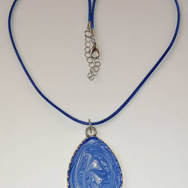 Blue and white adornment for wholesale by Blue Moon Bijoux