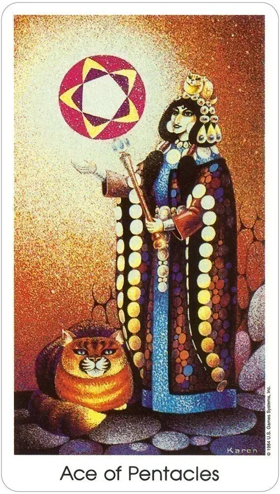 U.S. Games Systems Inc. - Wholesale Tarot Cards - Tarot of the Cat People Deck6