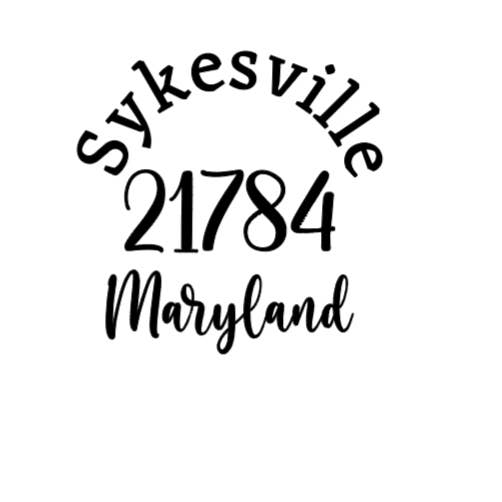 B4homemade, LLC - Wholesale Cutting Board - 8" Cutting Board w/ Zip Code or State options4