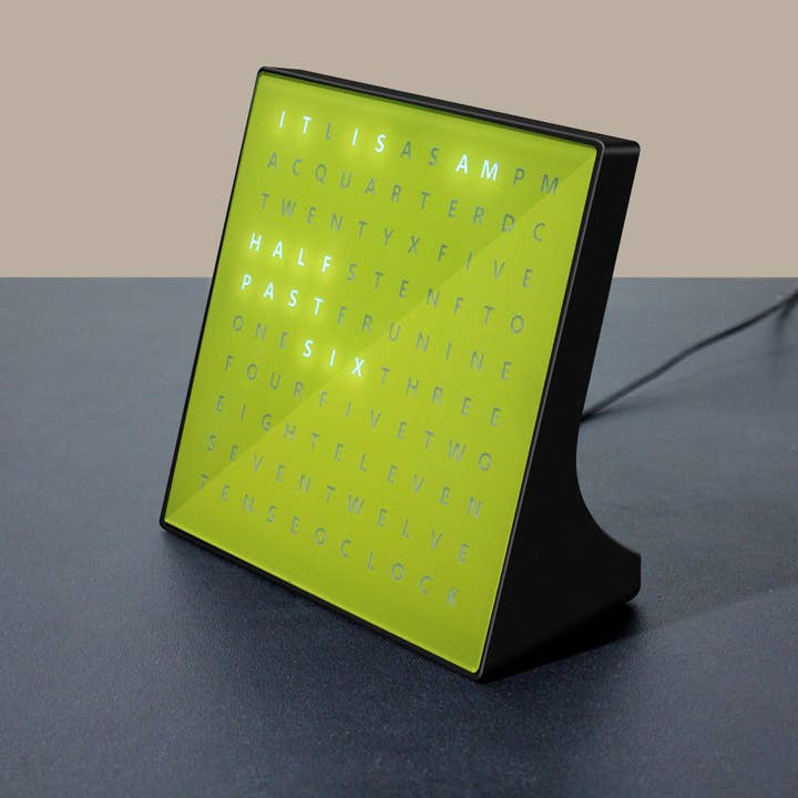 EP Design Lab - Wholesale Desk Clock - Digital Alphabet Tabletop Clock, Alphabet Desk Clock