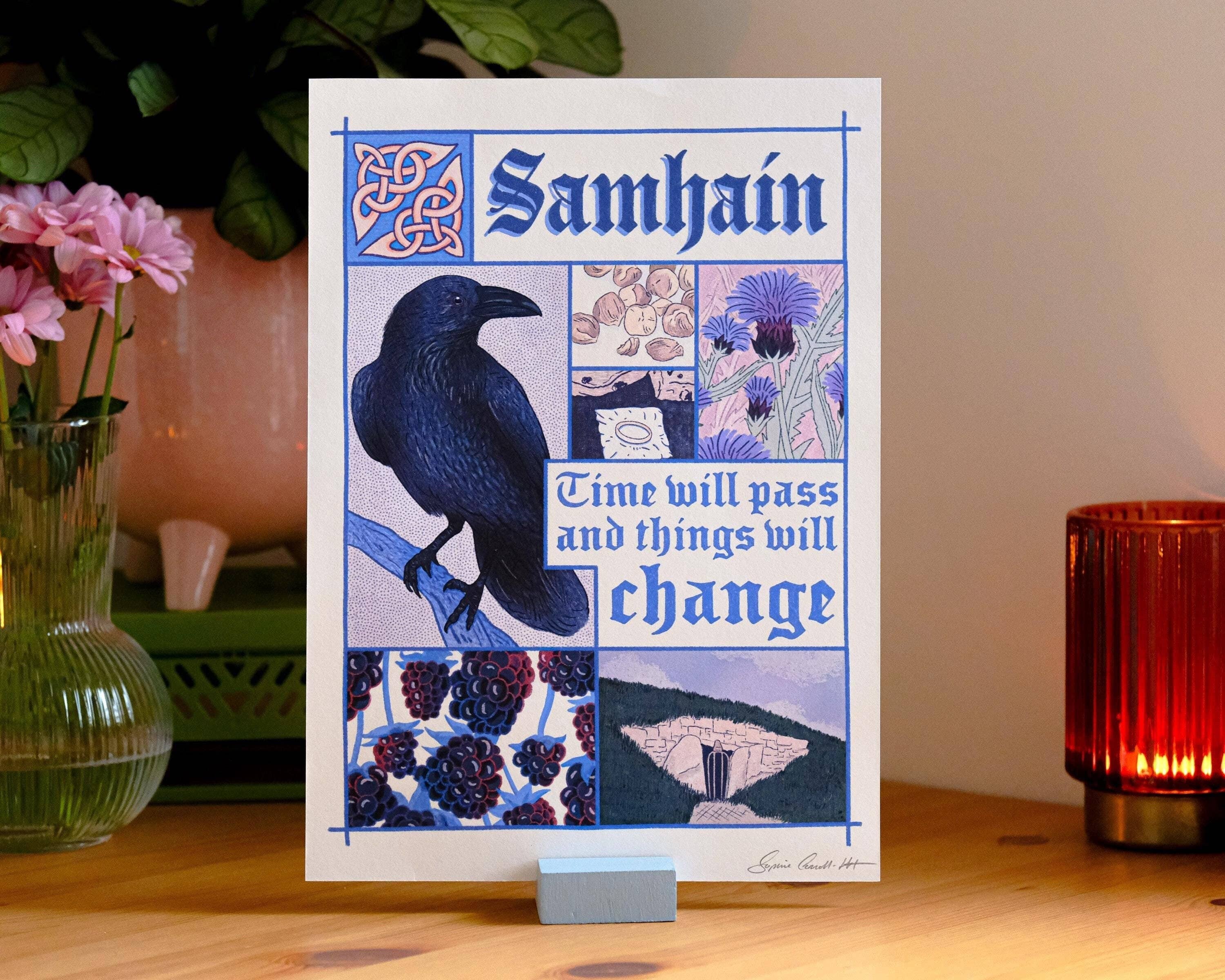 Sophie Carroll-Hunt - Wholesale Art Print - Samhain Celtic Festival Art Print for Irish Home Decor0