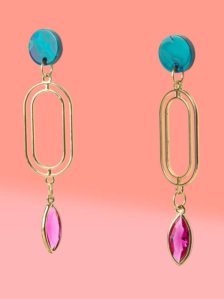 Midnight Lady Cocktail Glam øreringe for engroshandel hos Tribe + Temple