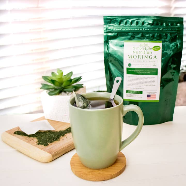 Simple Life Nutrition – Chá de saúde/Detox por atacado – Chá de Moringa 100% Orgânico