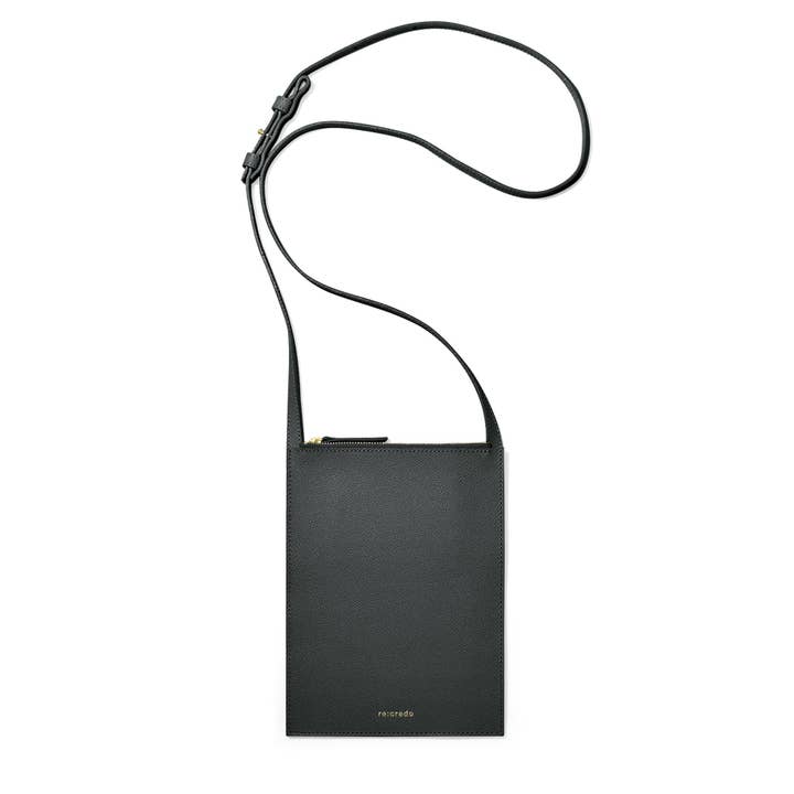 re:credo Noemi Slim Shoulder Bag (Black) for wholesale by Unofuku