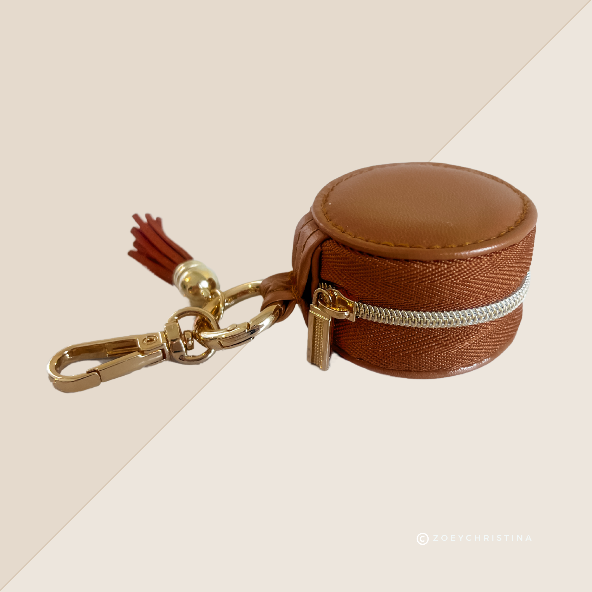 Zoey Christina - Venta al por mayor Llavero - Mujer - Llavero con Mini Joyero y Borla – 3 Opciones de Color7