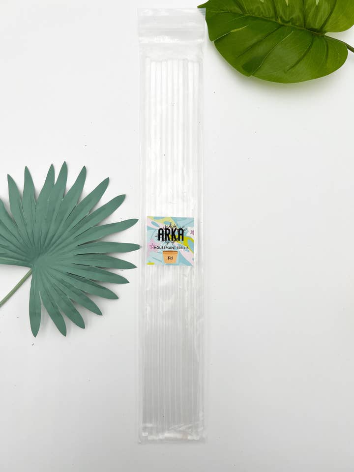 Arka Acrylic Plant Support Stick (16" Set of 10) for wholesale by Propagation Diaries