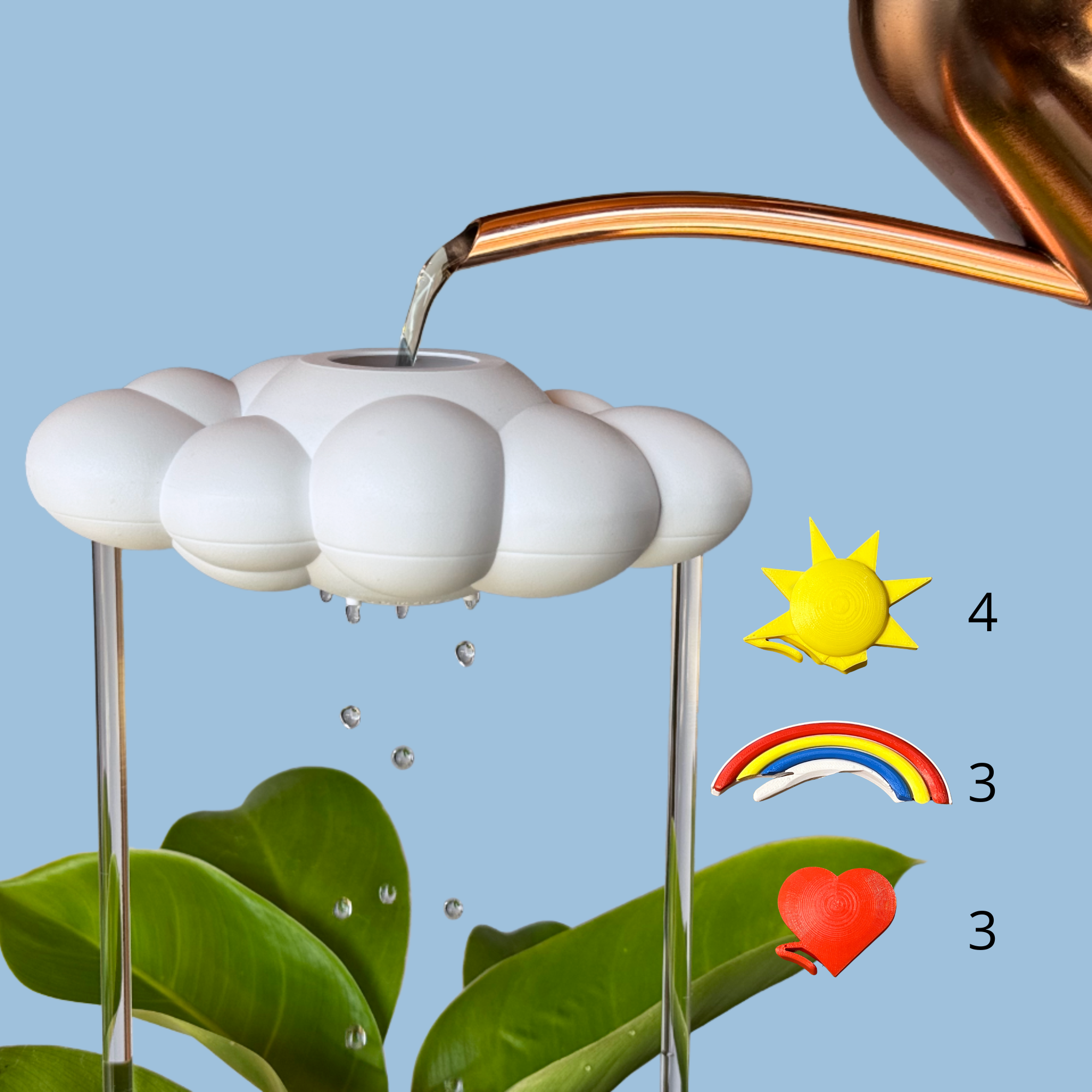 The Cloud Makers - Vendita all'ingrosso Annaffiatoi - Pacchetto Cloud Boutique originale con pacchetto di ciondoli6