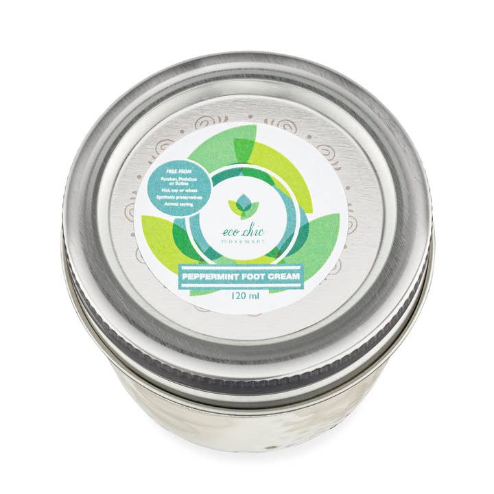 Peppermint Foot Cream for wholesale by Eco Chic Movement- Baby Skincare