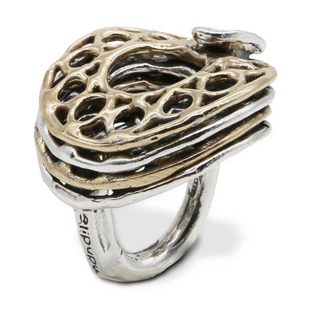 Anillo de plata 925 y bronce (AR059) para venta al por mayor de Mandile Gioielli