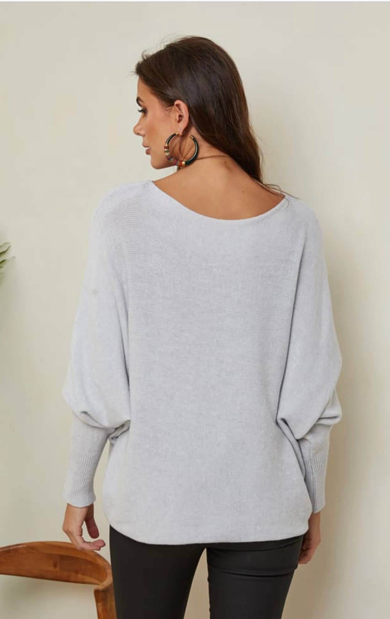 LÉA & LUC - Vendita all'ingrosso Maglione tricot - Donna - Maglione con maniche a pipistrello REF. 009938