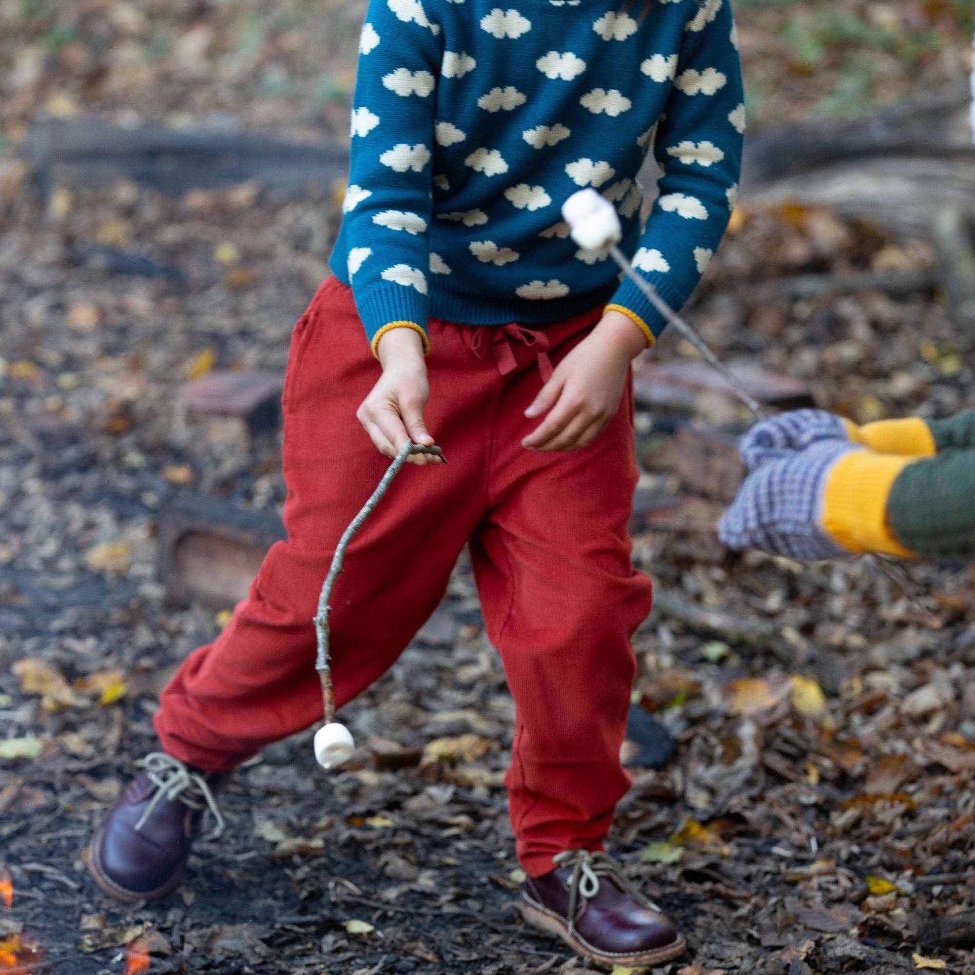 From One To Another Teal Cloud Snuggly Knitted Jumper for wholesale on Faire6