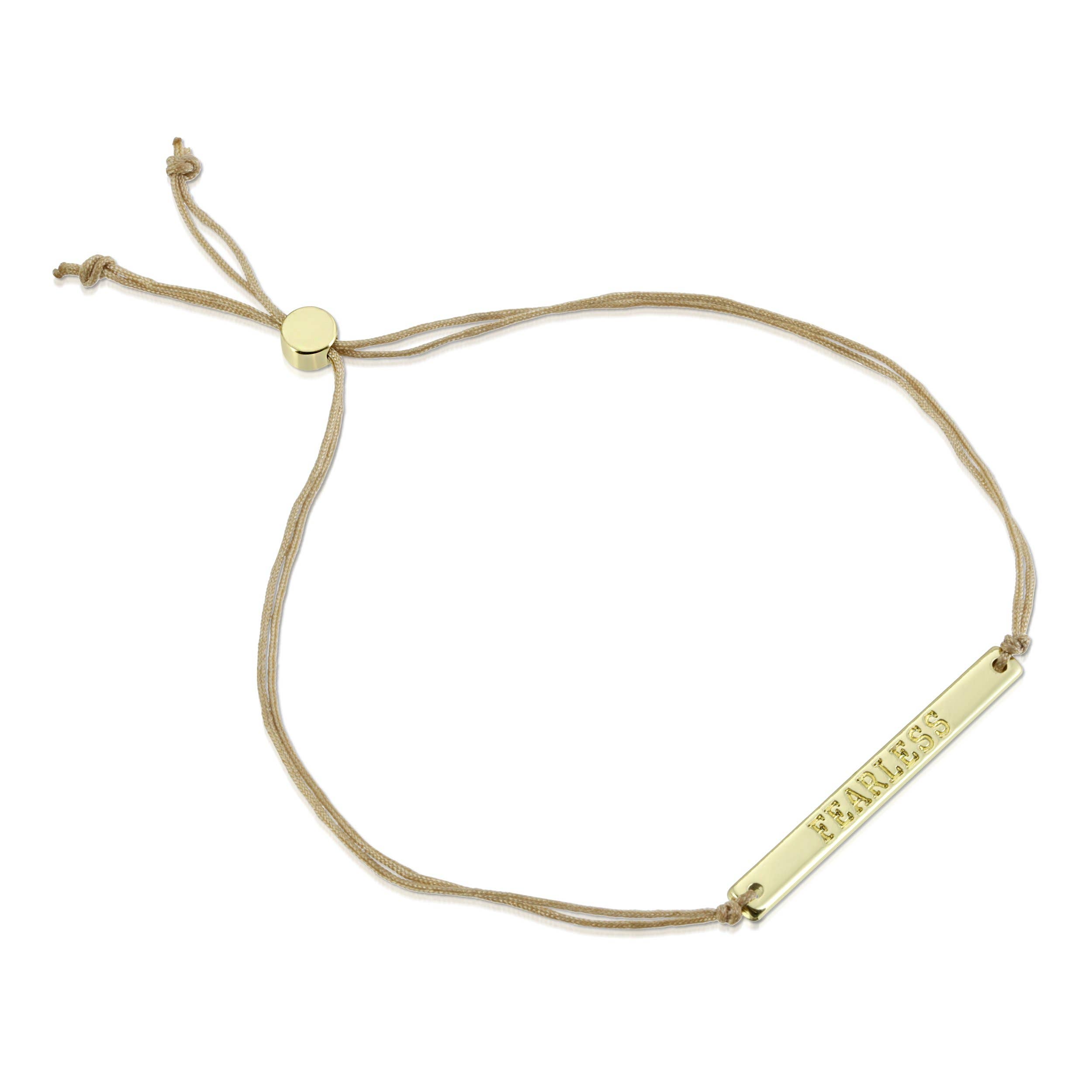 Lucky Feather - Vente Bracelet de perles - Bracelet barre en code Morse - FEARLESS2