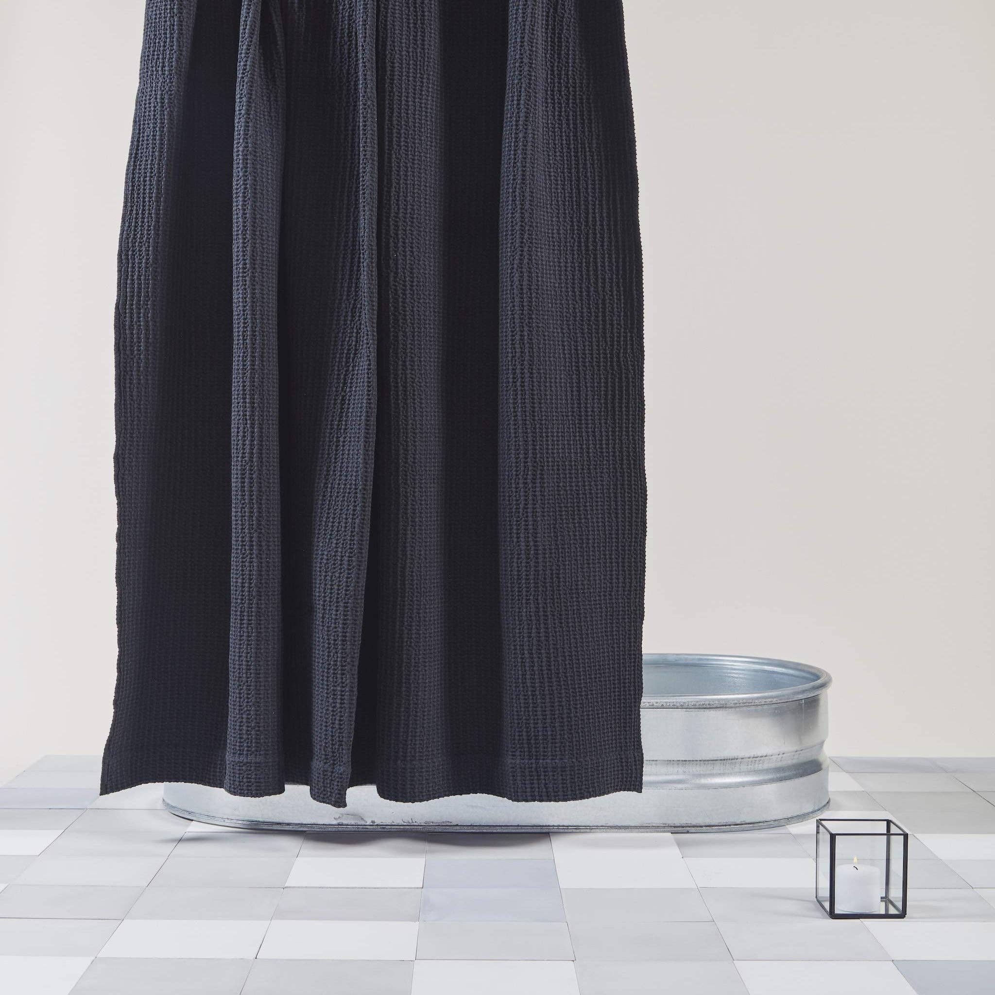 Hawkins New York - Vente Rideaux de douche - RIDEAU DE DOUCHE GAUFRÉ SIMPLE9