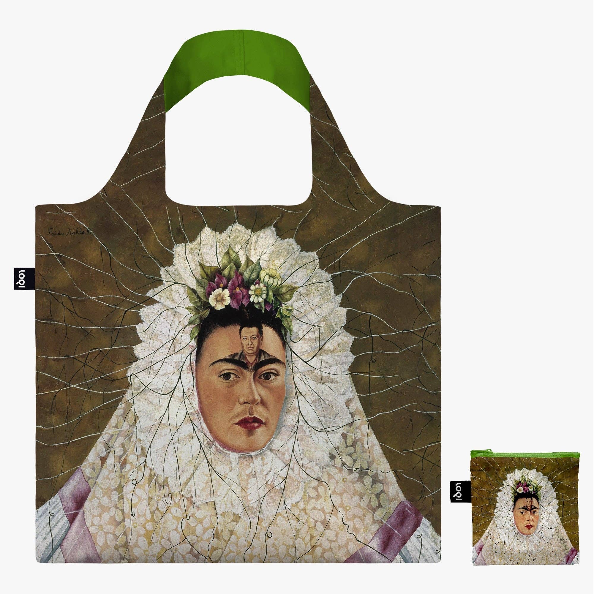 LOQI LLC - Wholesale Tote Bag - Unisex - FRIDA KAHLO Self Portrait as a Tehuana Recycled Bag1