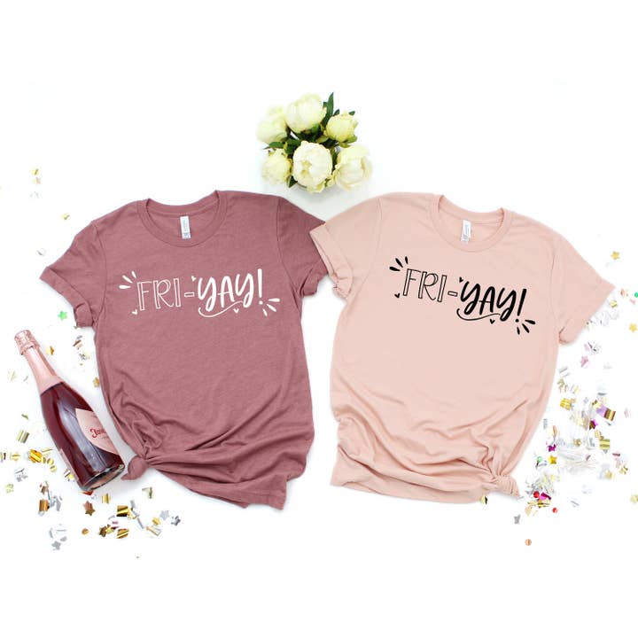 PrimestoreUS – wholesale Screen printed t-shirt – Women′s – Friyay Shirt, Fri-Yay Shirt, Friyay T-Shirt Teacher Shirt, Funny Teacher Shirt, Mom Shirt, Teacher Gift, Funny Mom Shirt, Weekend Shirt2