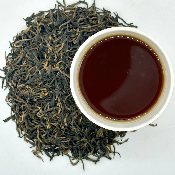 Golden Eyebrow Black Tea - Mei Zhan (Organic) - Loose Leaf Tea for wholesale by Dragon Girl Tea