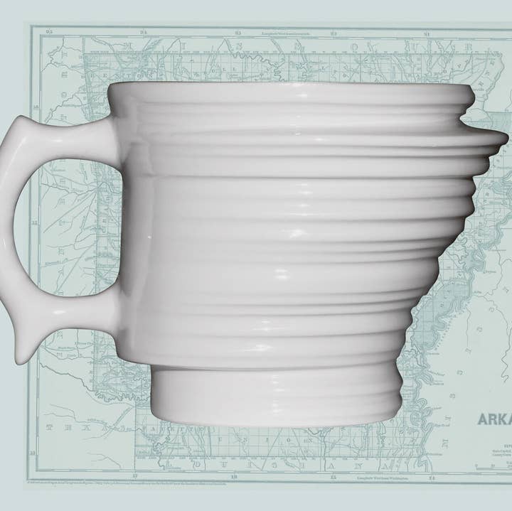TRR Designs - Wholesale Coffee/Tea Cup - Handmade Pottery Ceramic Arkansas Mug, Perfect Coffee Cup1