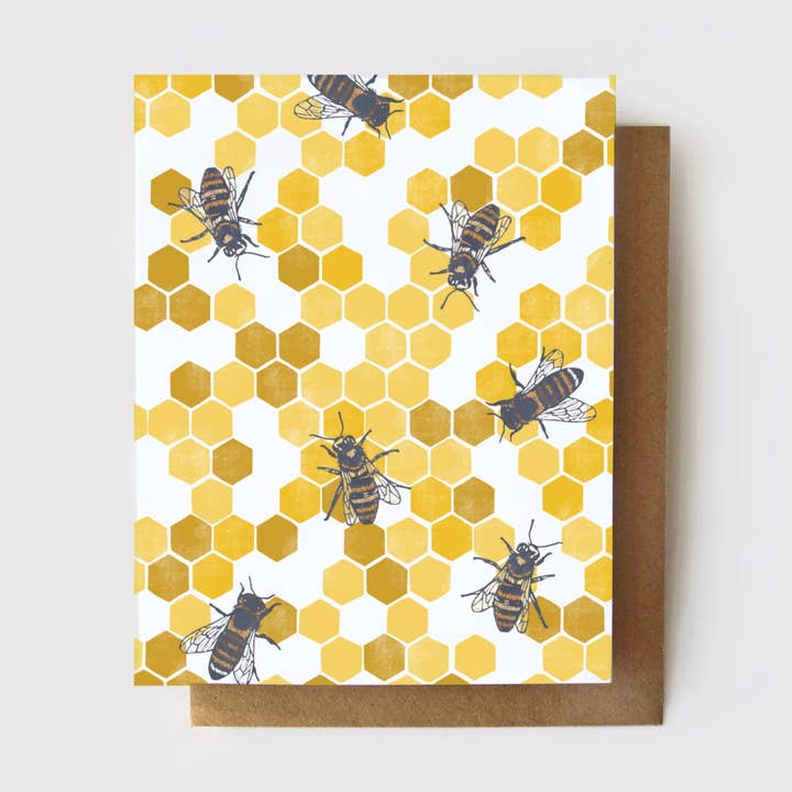 Carte Everyday Honeybee pour la vente par Root & Branch Paper Co.