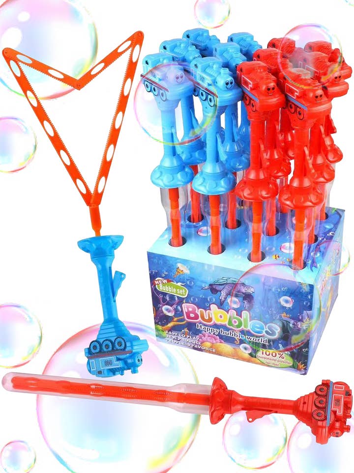 Jumbo Train Stick Sword Bubble Wand - 20 Inch for wholesale by Cap Zone
