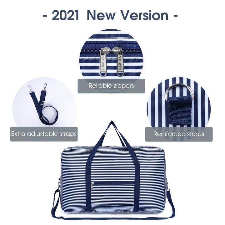 wandf - Venta al por mayor Bolsa de viaje - Unisex - Bolsa de viaje plegable NW3122 para equipaje de mano para estancia nocturna46