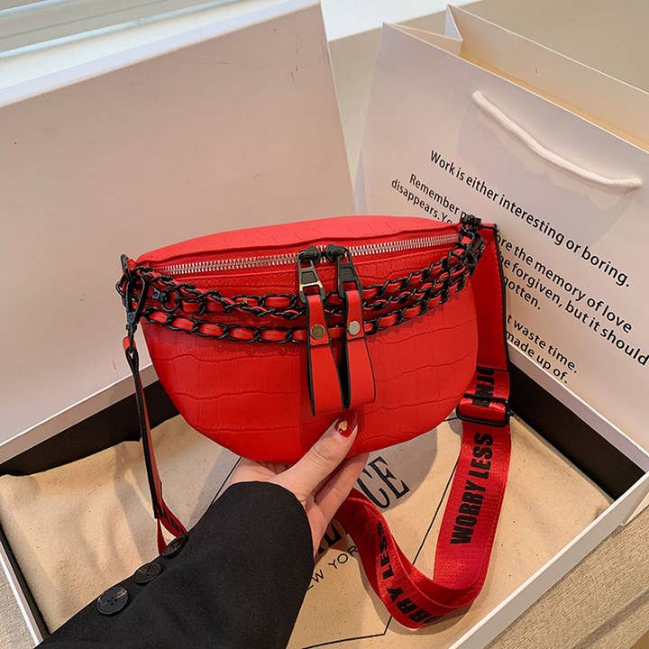 ACCITY - Wholesale Belt Bag - Women's - VERSATILE CHAIN FASHION CHEST BAG_CWAB20853
